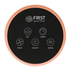 First Austria FA-5560-5-GR Ανεμιστήρας πύργος δαπέδου 3 ταχυτήτων 40W Μαύρος